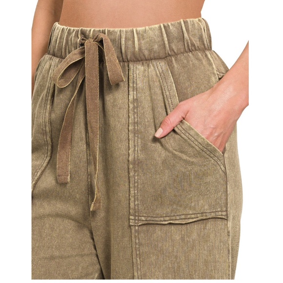 French Terry Pants (Vintage Mocha) NWOT - Picture 4 of 7